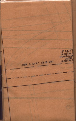 Butterick 4751 ~ Mens Top-Shorts & Pants-Very Loose-Fitting-Pocket, Sizes XS-S-M - Picture 4 of 5