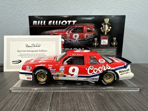 1988 Bill Elliott Coors Champion 2 Pack Set Signed 1:24 NASCAR Action MIB - Picture 9 of 12