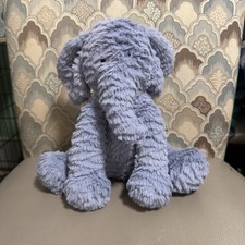 Jellycat London Elephant Fuddlewuddle Blue Stuffed Animal Plush