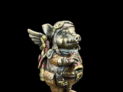 STEAMPUNK SCHWEIN PILOT VERONESE  WU77522A4 - Bild 6 von 8