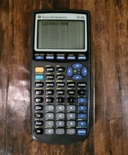 Texas Instruments TI-83 Handheld Graphing Calculator Works Screen Messed Up