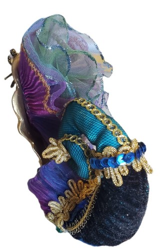 Katherine's Collection Narr Schuhschmuck Mardis Gras Farben selten - Bild 2 von 6