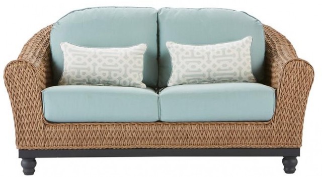 Home Decorators Collection Gordon Brown Loveseat 0849500760 For