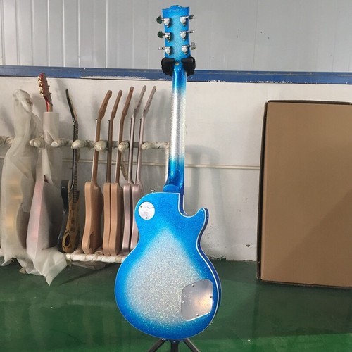 Blue Ace LP E-Gitarre massiver Korpus Linkshänder HPL Griffbrett Mahagoni Korpus - Bild 6 von 7