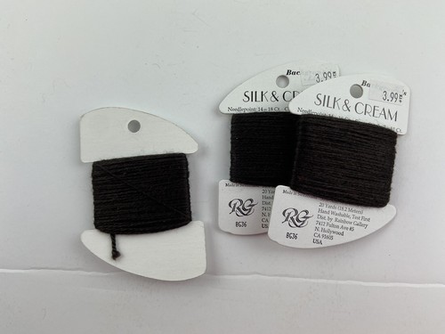 Rainbow Gallery Silk And Cream Thread BG36 Brown Thread Lot Of 3 Discontinued - Picture 4 of 4