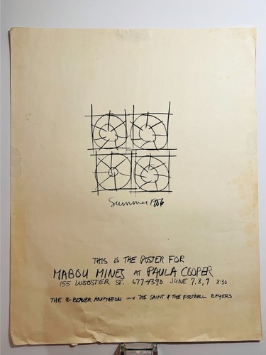 1972 Paula Cooper Gallery NYC Poster MABOU MINES Philip Glass Lee Breuer Soho !! - Picture 14 of 18