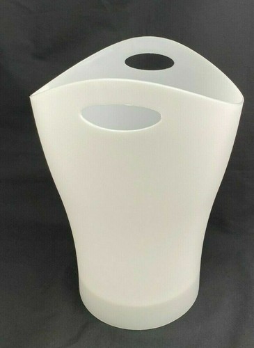 LOT of 3 Umbra Garbino -Karim Rashid Wastebasket, 2.5 Gal, White - Picture 2 of 2