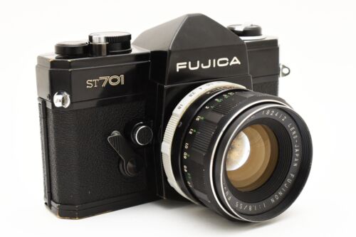 *Exc+5* FUJICA ST701 Black SLR Film Camera f/1.8 55mm From Japan #3955 - Picture 3 of 13