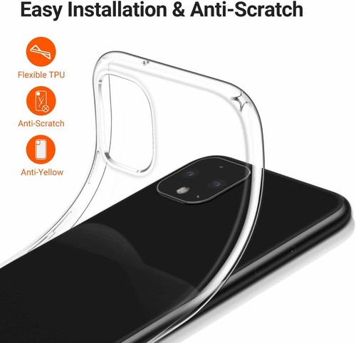 Coque TPU transparente pour Google Pixel 4 et 4 XL - Photo 6 sur 7