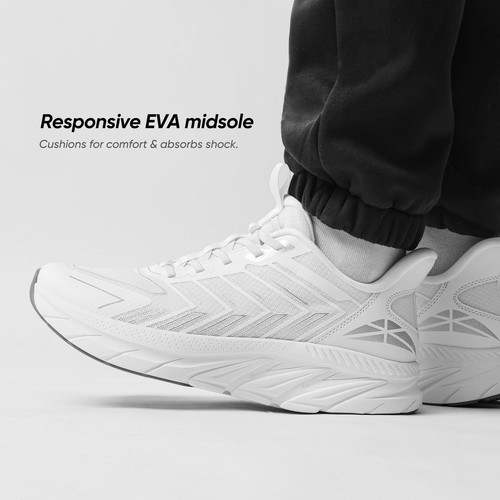 Men's Slip On Comfortable Walking Shoes Running Tennis Athletic Workout Sneakers - Picture 9 of 10