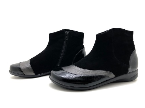 Ganter FIONA Damen Stiefel Gr. 38 Stiefelette Halbstiefel Komfortschuhe Schwarz