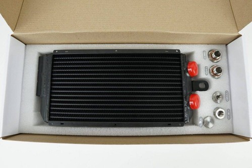 CSF Black Aluminum High Performance Oil Cooler 1965-1989 Porsche 911 930 Turbo - Picture 2 of 9