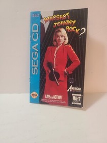 Who Shot Johnny Rock Sega CD Authentic OEM Instruction Manual Only PLEASE READ
