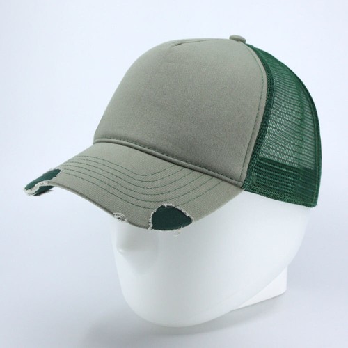 NEU Baseballkappe Distressed Baumwolle Schaumstoff Netz 5 Panel Druckknopflasche Trucker - Bild 27 von 29