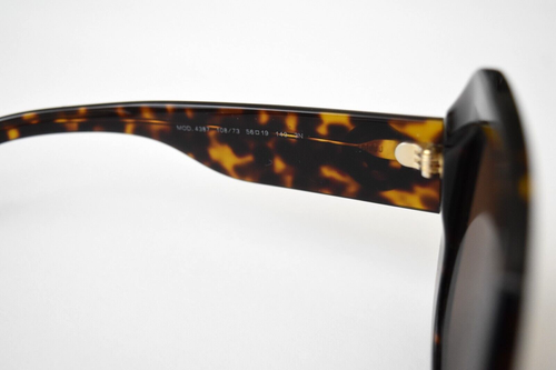 Gafas de sol Versace auténticas Havana marrón gran tamaño 4387 108/73 56-19-140 - Imagen 4 de 6
