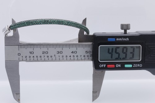Turkish Jewelry Emerald 925 Sterling Silver Rhodium Bracelet - Picture 9 of 10
