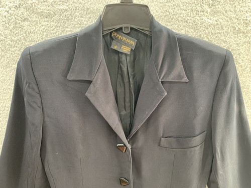 Donna Karan New York Black Label Women’s Button Pockets Blazer Jacket Size 4 - Picture 8 of 16