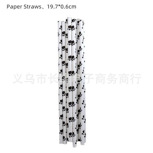 Dog Puppy Party Supplies Paw Tableware Plates Balloons Cups Birthday Decorations - Bild 11 von 22