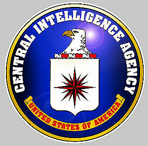AUFKLEBER CIA CENTRAL INTELLIGENCE AGENCY USA 9cm CA047