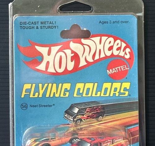 NUEVO Hot Wheels Neet Streeter Flying Colors #9244 1975 vintage ¡con estuche protector! - Imagen 2 de 4
