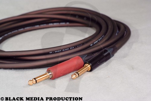 Gitarren- / Instrumentenkabel SC-Spirit BLACK ZILK | NP2X-B & NP2X-AU-Silent - Bild 1 von 6
