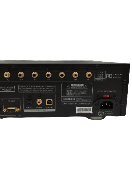 Oppo BDP-105 3D Blu-ray Player BD SACD DLNA 4K2K