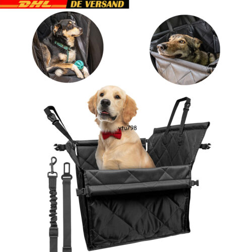 Hunde Autositz Rückbank Kleine Mittlere Hunde Hundesitz Auto Sitzbezug DHL - Bild 10 von 13