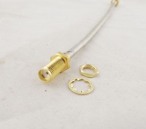 1x SMA Male To SMA Female Jack Straight Pigtail Flexible Jumper Cable RG402 6in - Picture 12 of 12