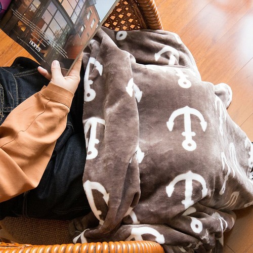 2/1 Pack Fleece Throw Blanket Printed Soft Lightweight For Sofa Couch Bed 50x60 - Picture 39 of 79