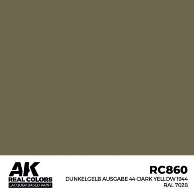 AK Interactive RC860 - Dunkelgelb Ausgabe 44-Dark Yellow 1944 RAL 7028 17 ml Neu
