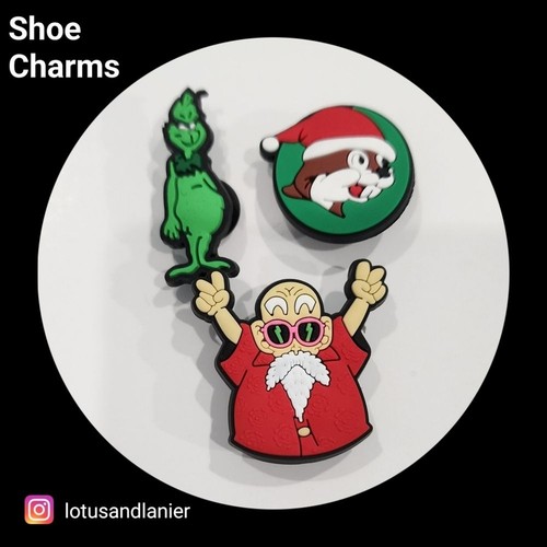 Schuh Charms "Bucc- ees / Grinch Charms 3er Set - Bild 1 von 2