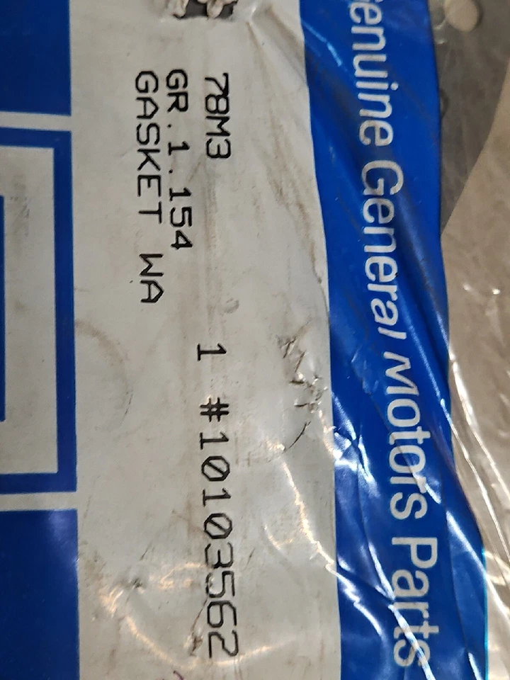 Junta termostática NOS GM 10103562 para 92-95 Buick/Chevrolet/Pontiac Foto 2 de 3