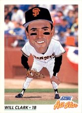 1992 Score Will Clark (1) San Francisco Giants #773 Baseball Card