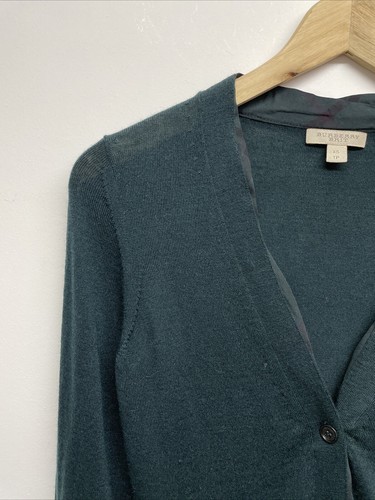 Burberry Brit Fine Merino Wool Button Up Cardigan X Small - Picture 2 of 10