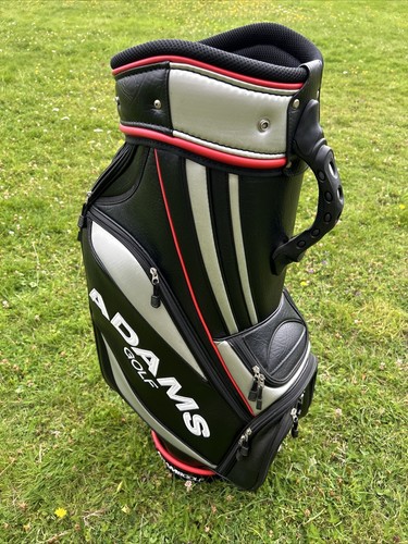 Adams Golf Cart Bag - Black / Silver / Red - Picture 6 of 16