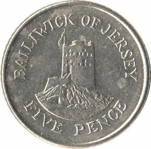 rare 5p coins bailiwick of jersey