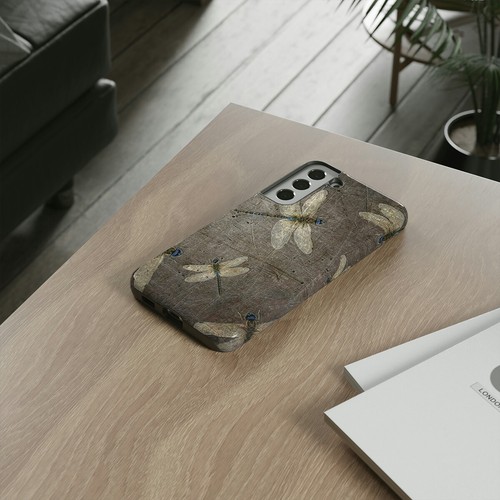Dragonfly Print Tough Case for Samsung Galaxy S21 and S22 Phone - Picture 5 of 13