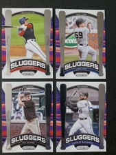 (4) 2021 Panini Prizm Sluggers Juan Soto # SL-5,1,2,6 Washington Nationals