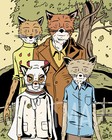 Fantastic Mr. Fox - Art Print by Justin Madson - 8 x 10 inch