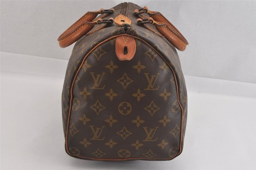 Authentic Louis Vuitton Monogram Speedy 30 Hand Boston Bag Old Model LV 7297M - Imagen 3 de 10