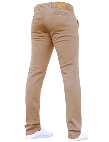 CROSSHATCH Hombres Diseñador Chinos Elastizados Trabajo Vacaciones Pantalones Informales Jeans Pantalones - Imagen 14 de 20