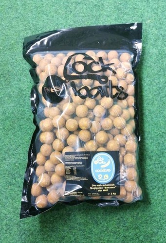 Cockbaits Cockita 2.0 Bananen Boilies 24mm NEU! OVP 2 kg Einheiten Karpfen Hecht - Bild 2 von 5