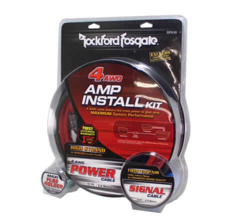 Rockford Fosgate RFK4I 4 Gauge PC-OFC Power Installation Amplifier Kit - Picture 3 of 3
