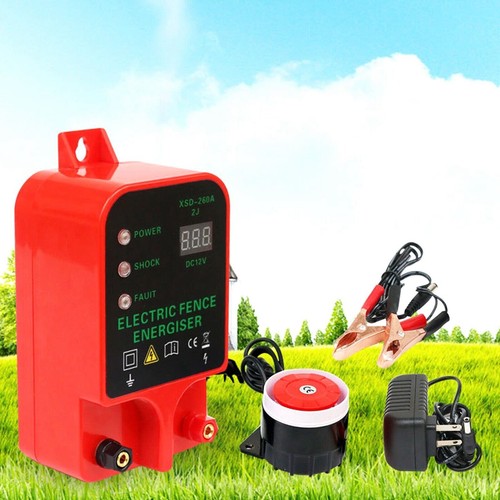 Controlador de cerca eléctrico con pantalla LCD energizador de cerca adecuado para cercas de aves de corral - Imagen 15 de 18