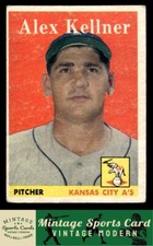 1958 Topps - Alex Kellner - #3  Kansas City Athletics