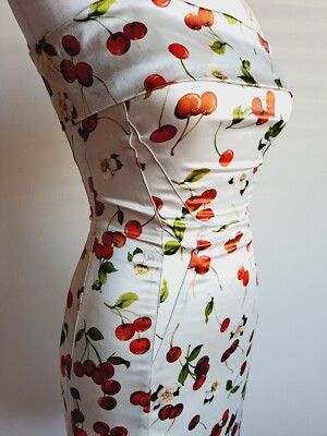 美品❢DOLCE＆GABBANA　薔薇　柄　スカート　38　SILK DOLCE&GABBANA（ドルチェアンドガッバーナ）の「Dolce & Gabbana