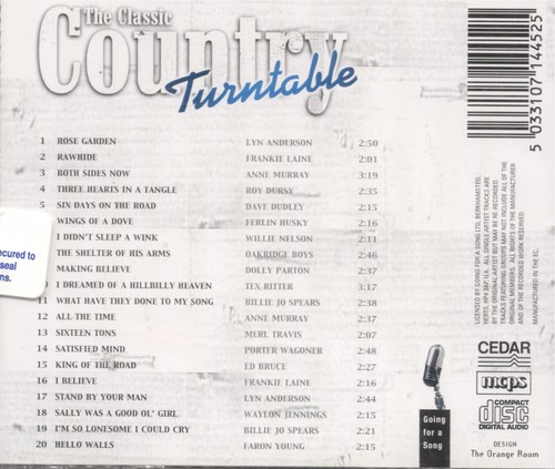 Several Country Artists - Country Round Up Volume one CD - Picture 2 of 2