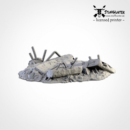 Tabletop Terrain Terreno - City Debris - Scifi City Escombros Ruinas - Imagen 5 de 18
