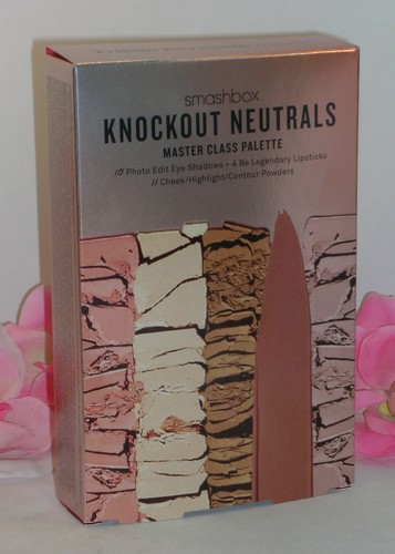 New Smashbox Knockout Neutrals Master Class Palette 27  Shades Eyes Cheeks Lips - Picture 9 of 10