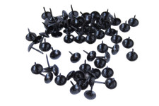 100 High Quality Decorative Upholstery Nails - Made IN Germany- 0 7/16in Black